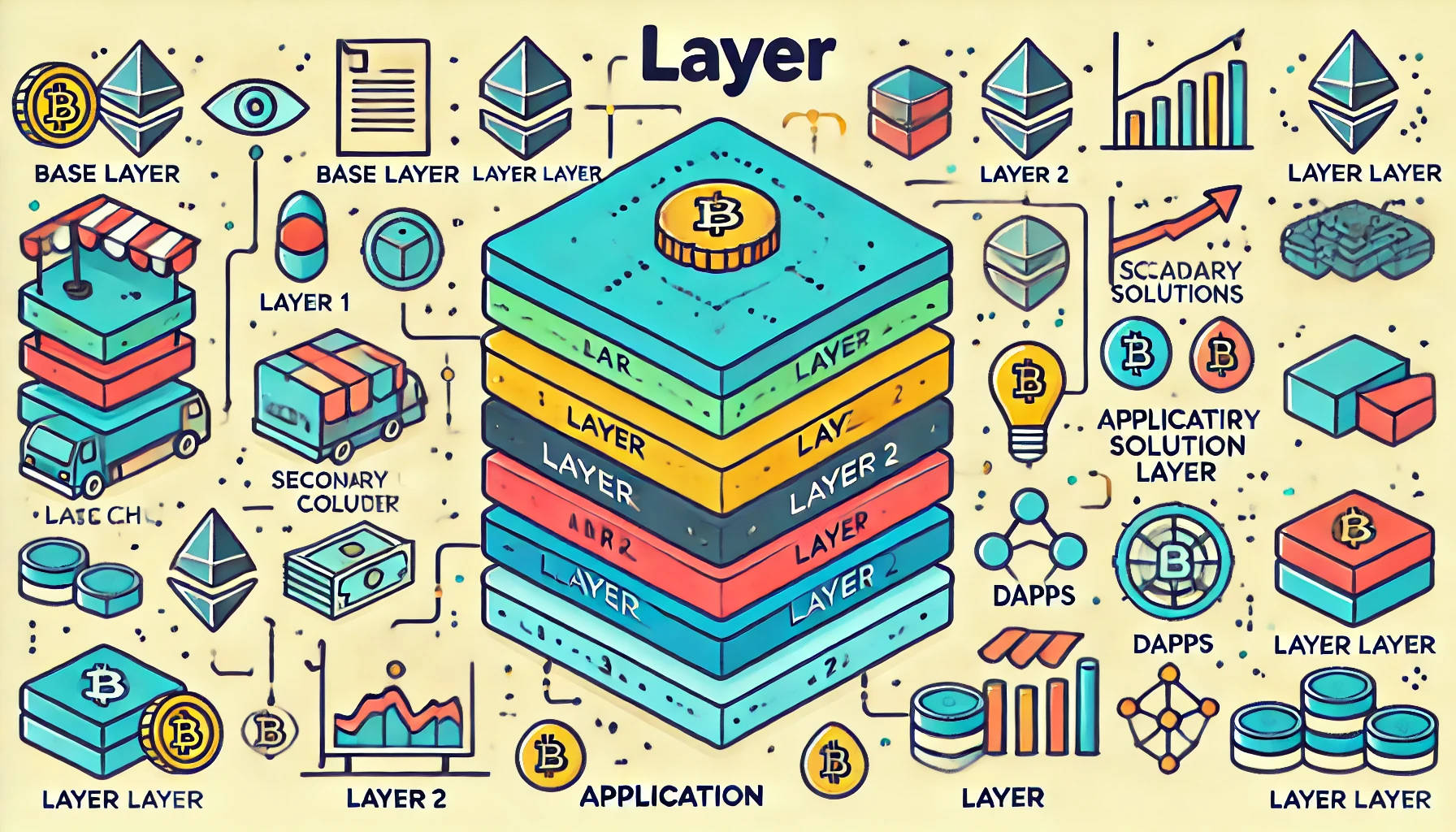 仮想通貨におけるレイヤーとは？
